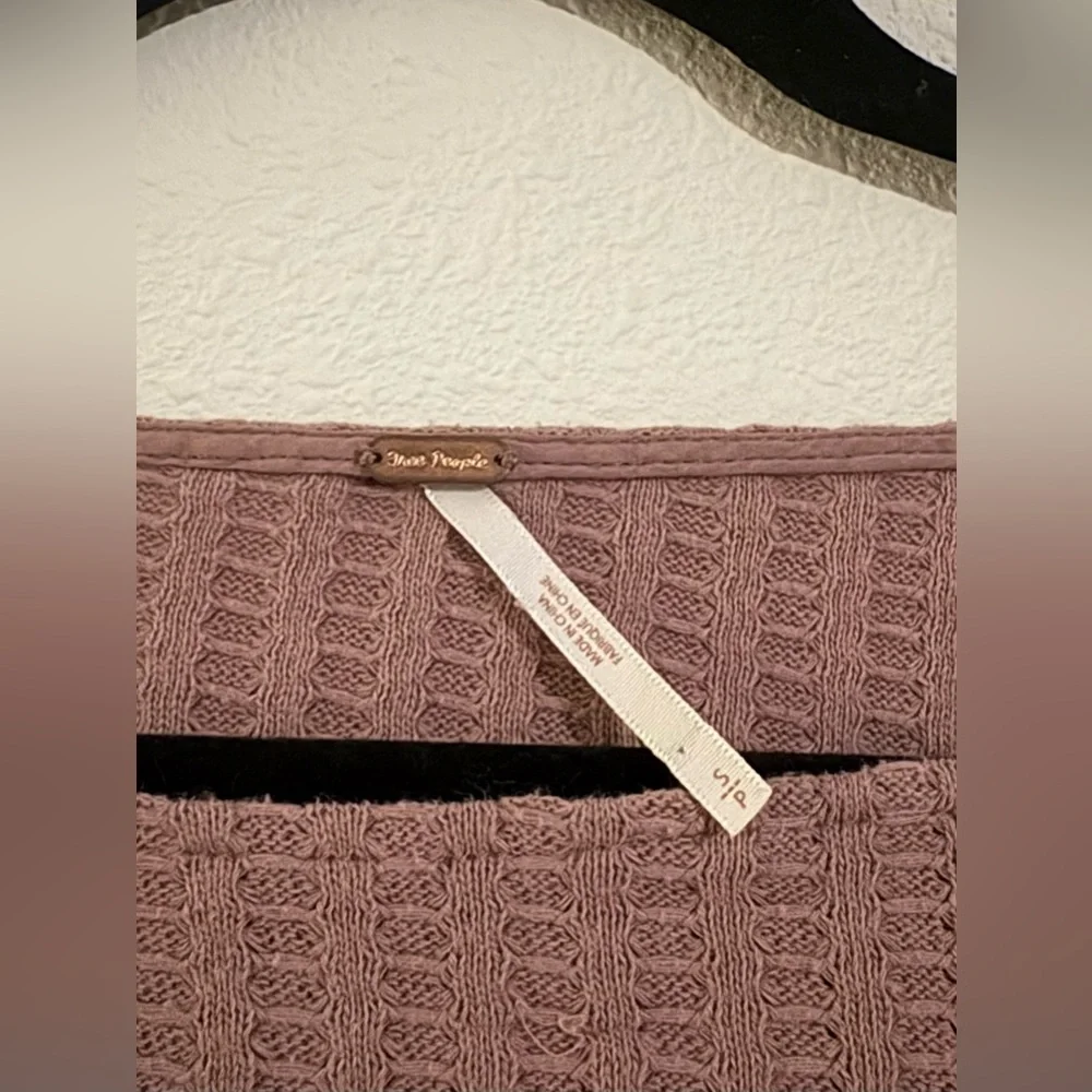 Cozy Mauve Knit Lounge Top ONLY  (Part of a Set). Size Small
